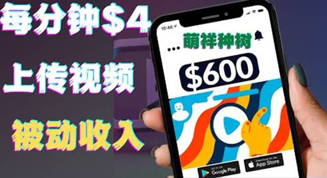 只需要上传视频然后每分钟赚4美元项目：详细操作步骤，新手也可操作-搜易资源网