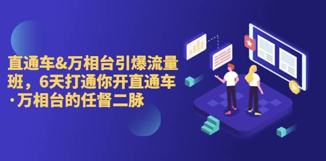 直通车+万相台引爆流量班，6天打通你开直通车·万相台的任督 二脉-搜易资源网