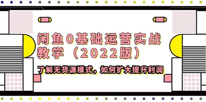 闲鱼0基础运营实战教学（2022版）了解无货源模式，如何扩大提升利润-搜易资源网