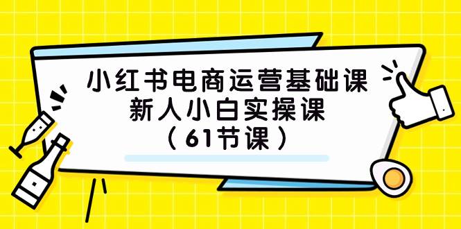 小红书电商运营基础课，新人小白实操课（61节课）-搜易资源网
