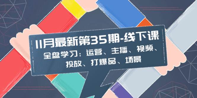 11月最新-35期-线下课：全盘学习：运营、主播、视频、投放、打爆品、场景-搜易资源网
