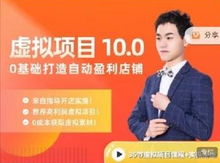 陆明明·虚拟项目特训班10.0，0基础打造自动盈利店铺 价值1580元-搜易资源网