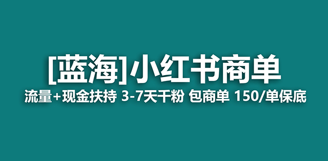 【蓝海项目】小红书商单项目，7天就能接广告变现，稳定一天500+保姆级玩法-搜易资源网