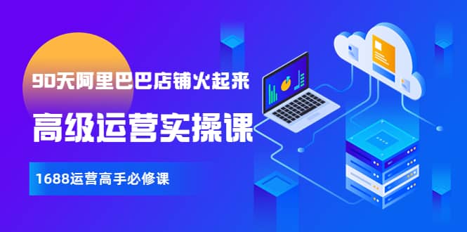 【90天阿里巴巴店铺火起来】高级运营实操课，1688运营高手必修课-搜易资源网