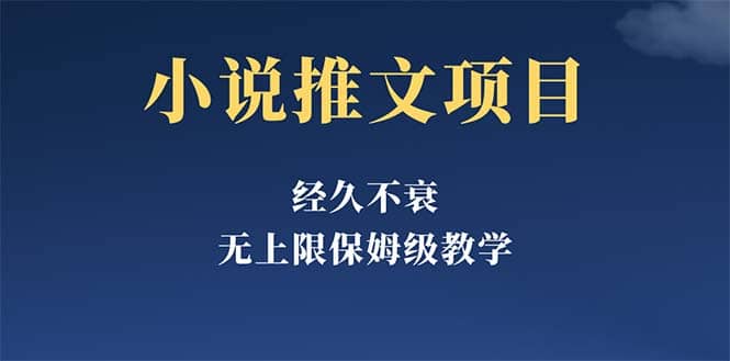 经久不衰的小说推文项目，单号月5-8k，保姆级教程，纯小白都能操作-搜易资源网