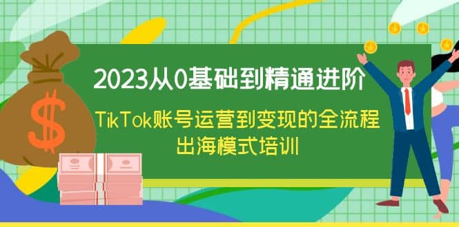 2023从0基础到精通进阶，TikTok账号运营到变现的全流程出海模式培训-搜易资源网