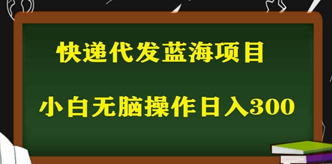 2023最新蓝海快递代发项目，小白零成本照抄-搜易资源网