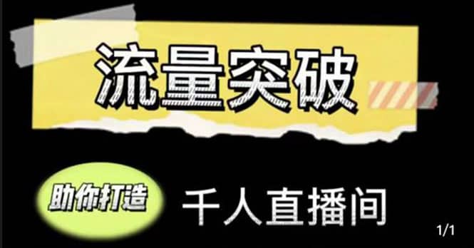直播运营实战视频课，助你打造千人直播间（14节视频课）-搜易资源网