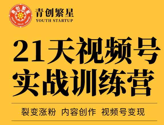 张萌21天视频号实战训练营，裂变涨粉、内容创作、视频号变现 价值298元-搜易资源网