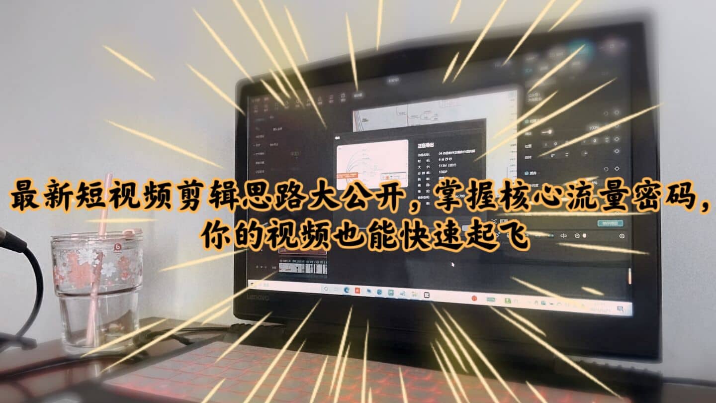 最新短视频剪辑思路大公开，掌握核心流量密码，你的视频也能快速起飞-搜易资源网