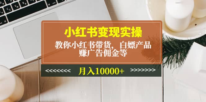 小红书变现实操：教你小红书带货，白嫖产品，赚广告佣金等-搜易资源网