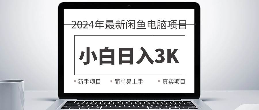 2024最新闲鱼卖电脑项目，新手小白日入3K+，最真实的项目教学-搜易资源网