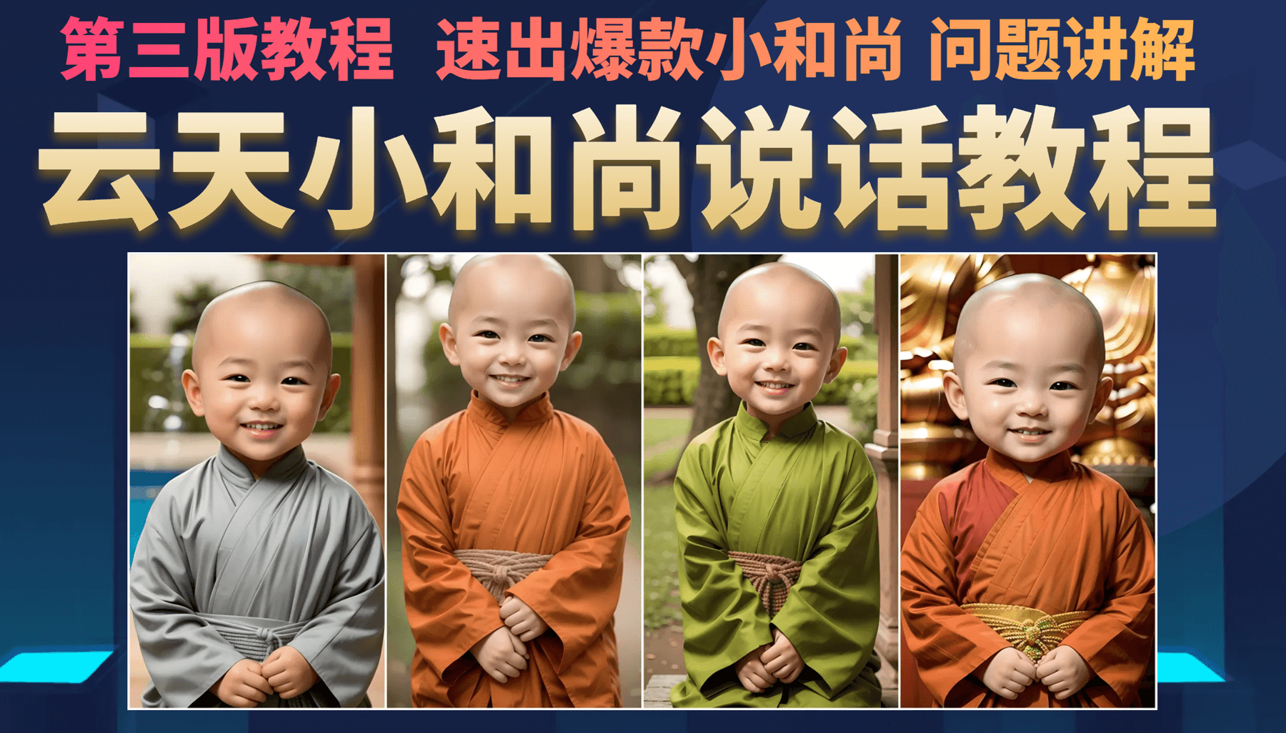云天小和尚会说话，7天万粉（第3版教程）-搜易资源网