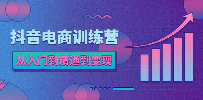 抖音电商训练营：从入门到精通，从账号定位到流量变现，抖店运营实操-搜易资源网