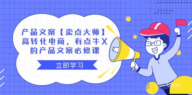 产品文案【卖点大师】高转化电商，有点牛X的 产品文案必修课-搜易资源网