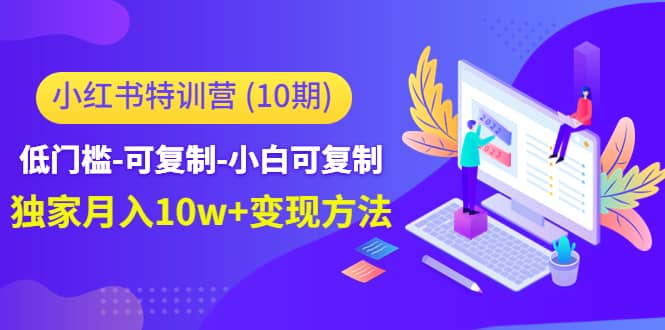 小红书特训营（第10期）低门槛-可复制-小白可复制-搜易资源网