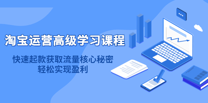 淘宝运营高级学习课程：快速获取流量核心秘密，轻松实现盈利！-搜易资源网