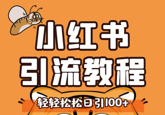 小红书运营引流全系列课程，每天引流100精准粉-搜易资源网