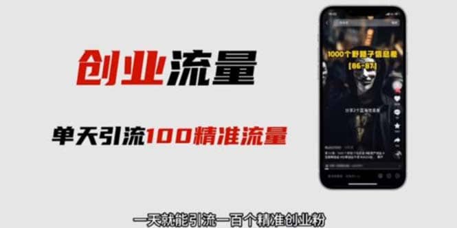 自媒体音频加图文制作视频 一天引流一百个精准创业粉【音频软件+图片素材】-搜易资源网