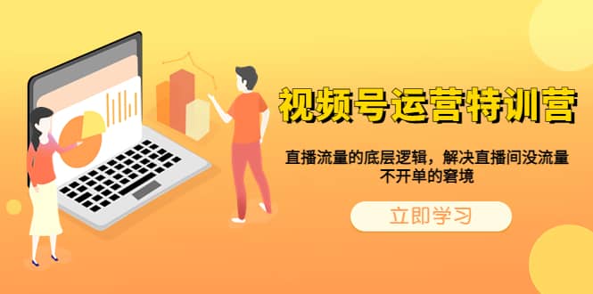 视频号运营特训营，直播流量的底层逻辑，解决直播间没流量，不开单的窘境-搜易资源网