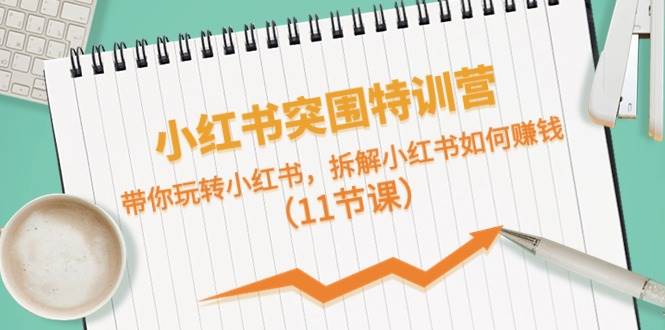小红书突围特训营，带你玩转小红书，拆解小红书如何赚钱（11节课）-搜易资源网