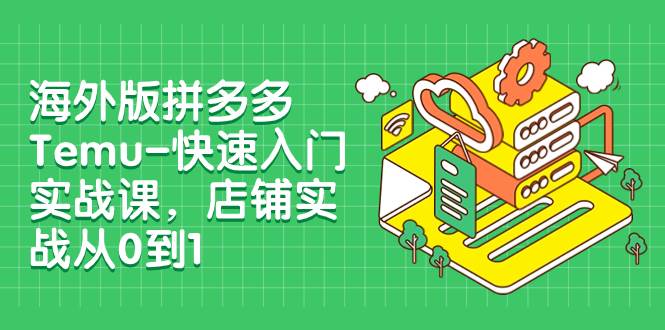 海外版拼多多Temu-快速入门实战课，店铺实战从0到1（12节课）-搜易资源网